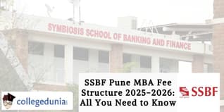 SSBF Pune MBA Fee Structure 2025-2026: Get All Details Here